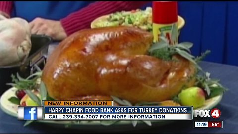 Food bank asking for turkey donations in Fort Myers