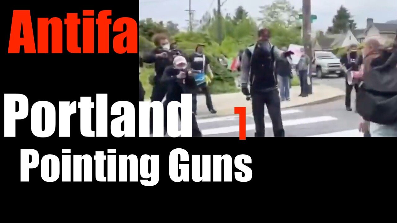 #Antifa Pointing Rifles at Drivers in #Portland the joys of life