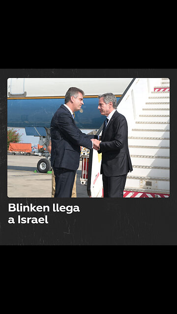Blinken llega a Israel para demostrar solidaridad con Tel Aviv en medio de la escalada con Hamás