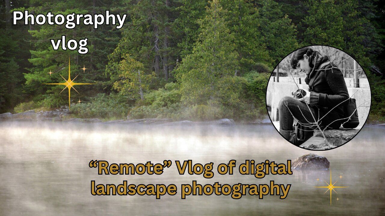 "Remote" Vlog | Digital landscape photography | High vibration Art