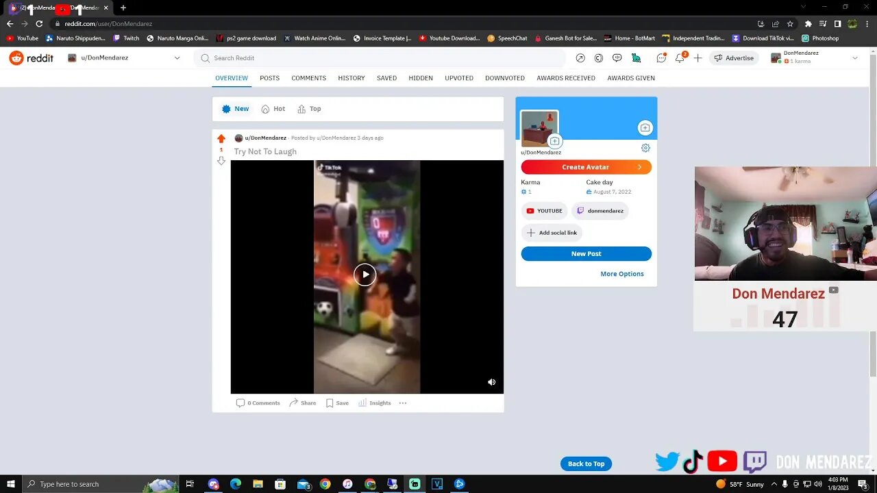 DAY 8 OF STREAMING LIVE (Media Share On)