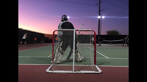 VGK fans so inspired by team, they're playing street hockey