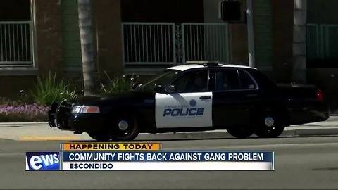 Escondido neighborhoods continue fight against gangs