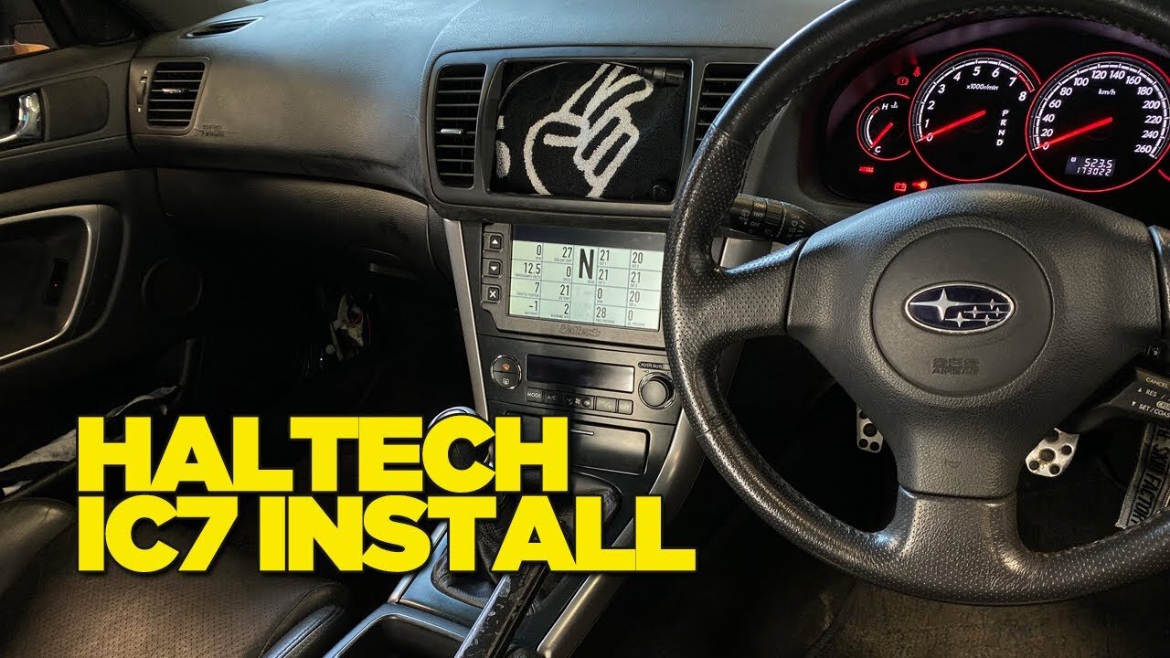 Haltech IC7 Dash Install into Supergramps