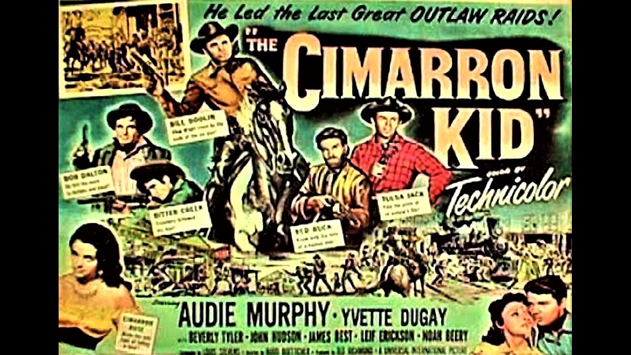 THE CIMARRON KID 1952 Audie Murphy is Outlaw Bill Doolin & Joins the Dalton Gang FULL MOVIE in HD
