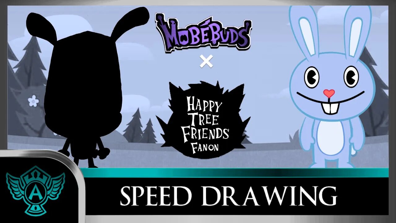 Speed Drawing: Happy Tree Friends Fanon - Tenguer | Mobebuds Style
