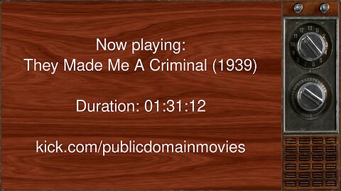 They Made Me A Criminal (1939)