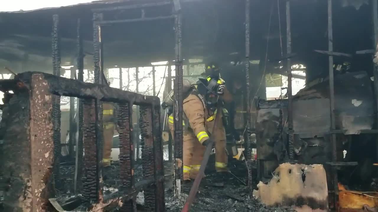 Crews put out southside mobile home blaze