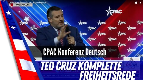 Senator Ted Cruz CPAC Rede.