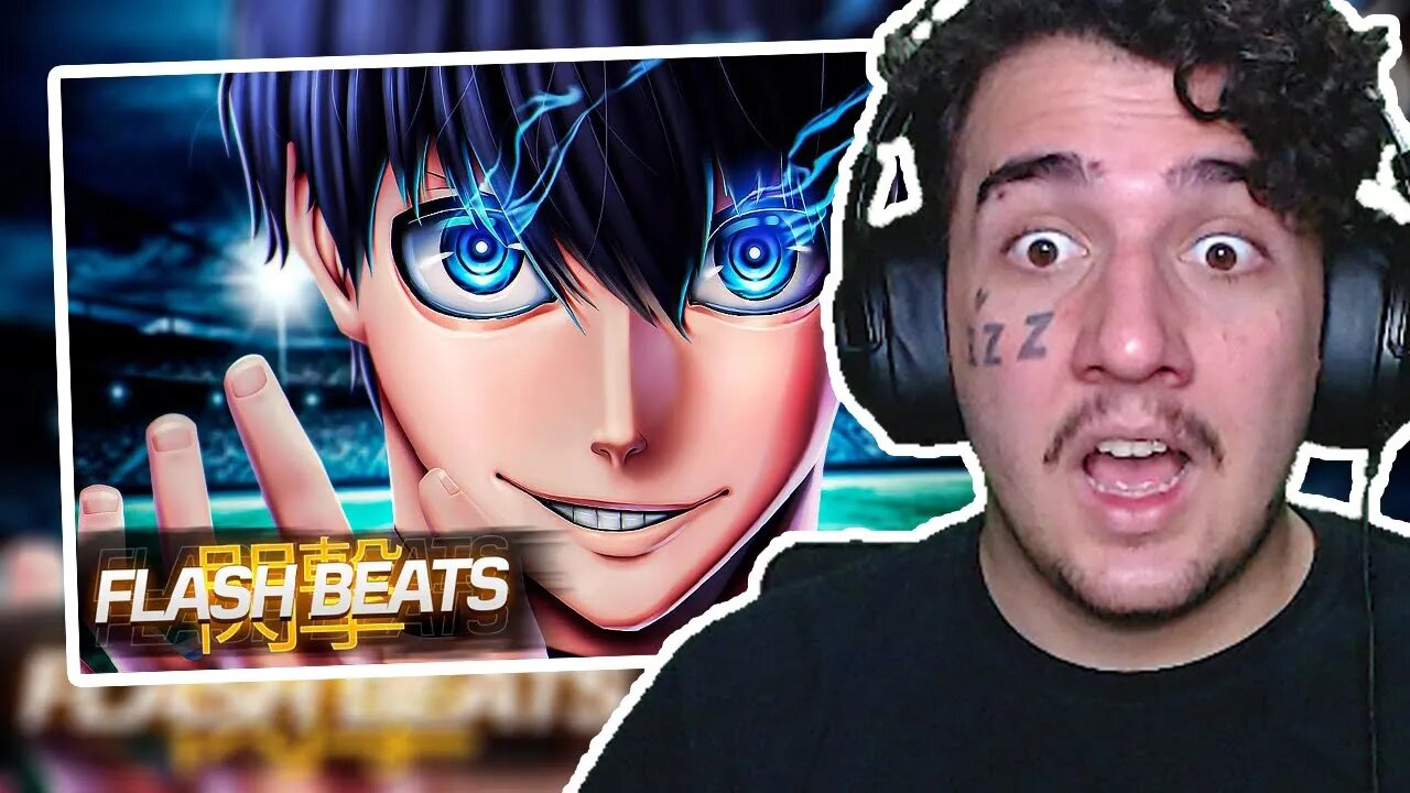 REACT Rap do Isagi (Blue Lock) - O Rei da decisão | Flash Beats