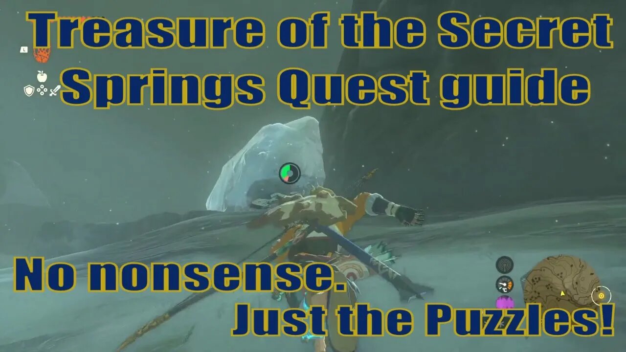 Treasure of the Secret Springs Quest guide - Hebra Mountains | Zelda TOTK