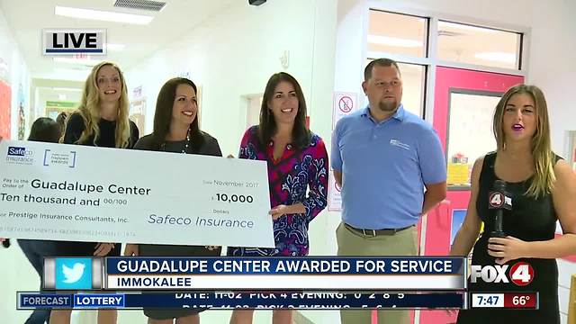 Guadalupe Center gets award for service in Immokalee