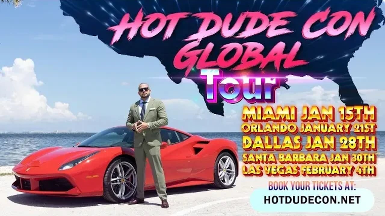 HOT DUDE CON USA TOUR 2023 AND CHANNEL UPDATE!