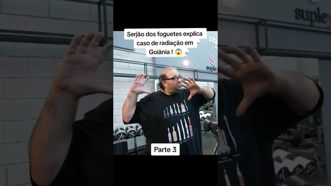 Serjão dos foguetes explica caso de radiação em Goiânia ! #shorts