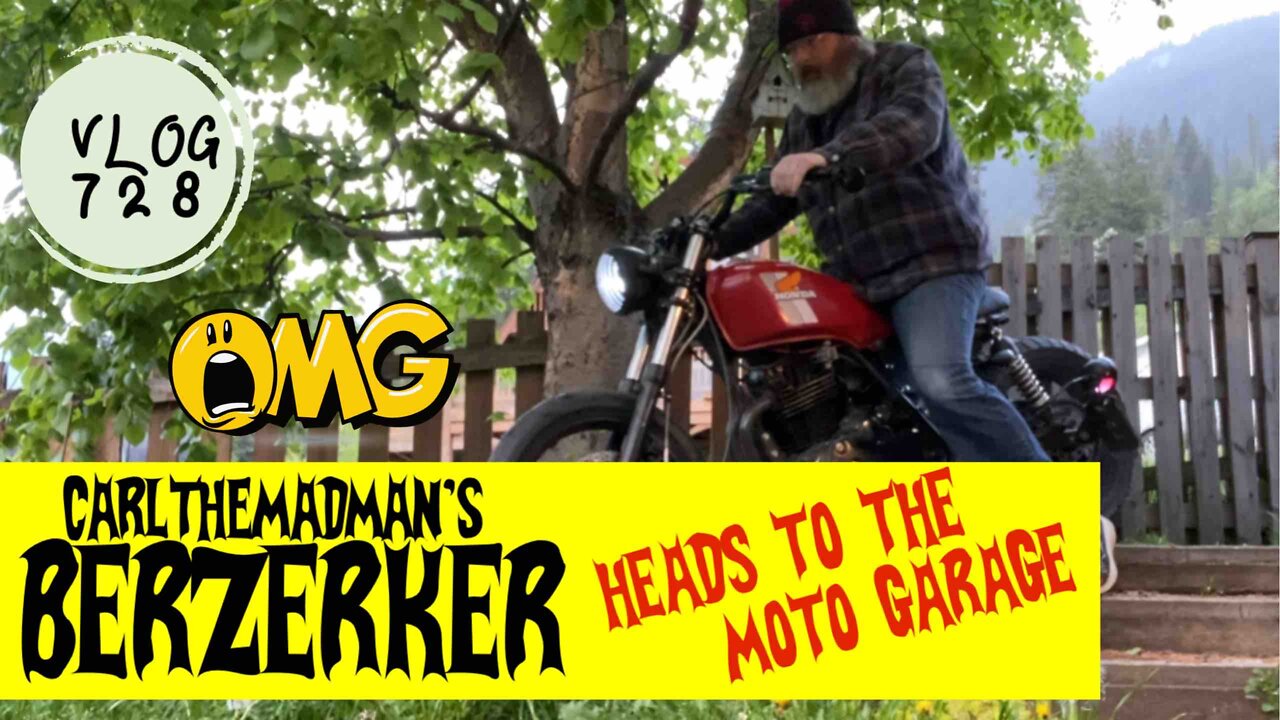 OMG! CarlTheMadman’s BERZERKER IS HEADED TO THE MOTORCYCLE GARAGE - RUMBLE VLOGS 64