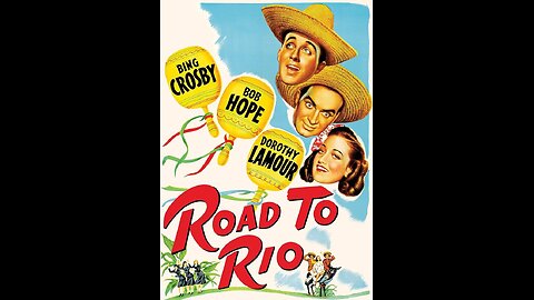 Bob Hope & Bing Crosby ( Road To Rio ) Full Movie 1947