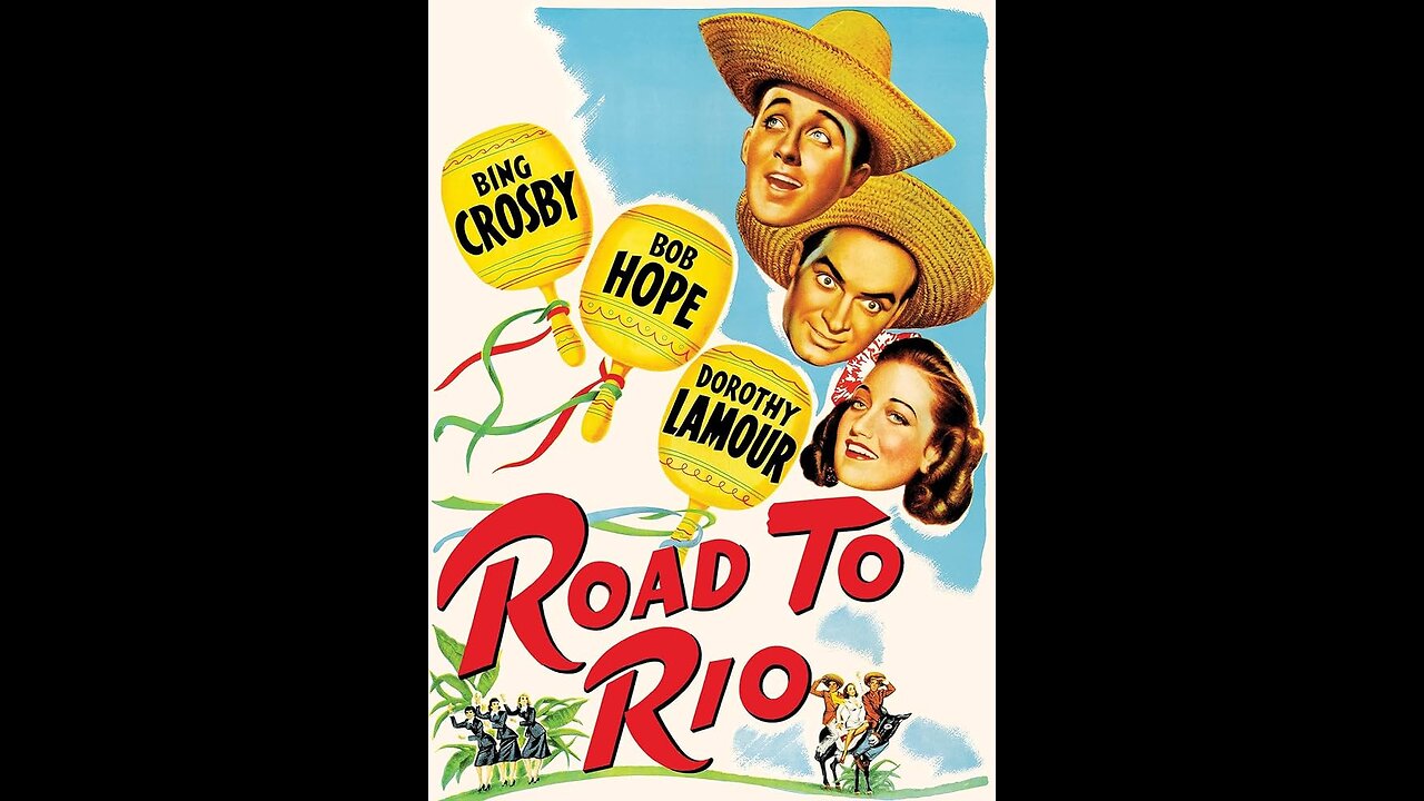 Bob Hope & Bing Crosby ( Road To Rio ) Full Movie 1947