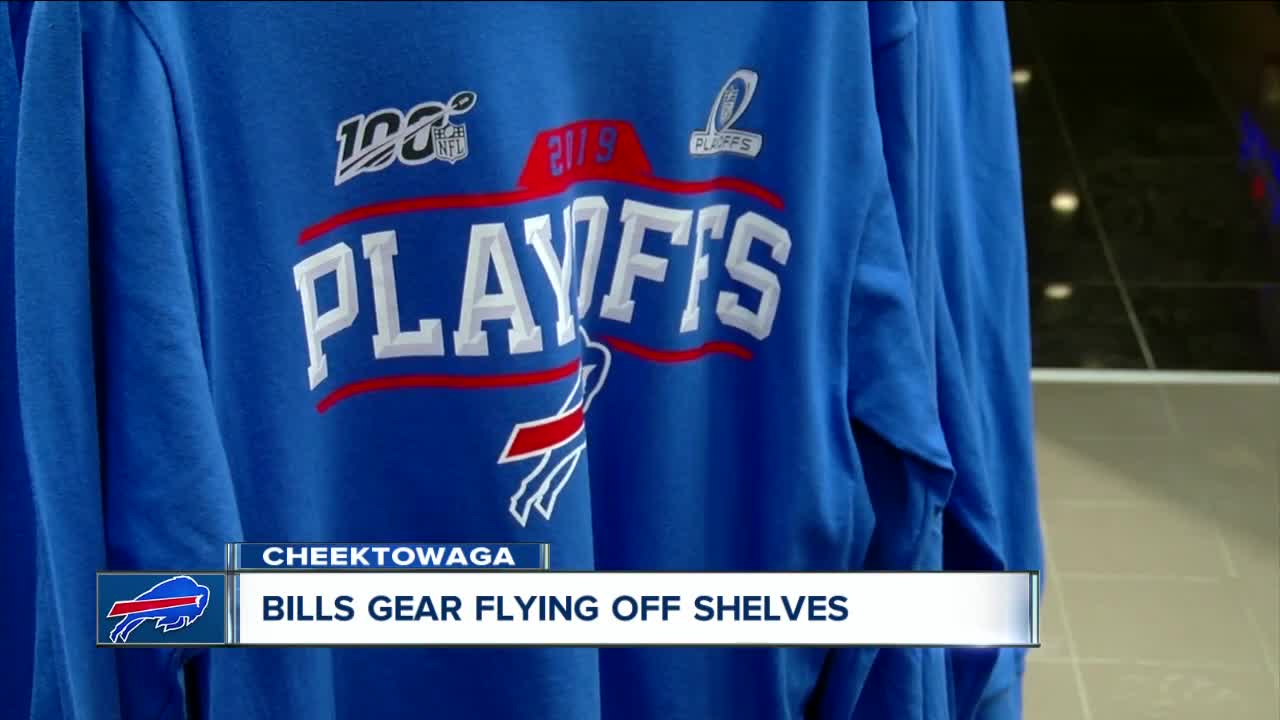 Is it Christmas? Or the playoffs? Bills apparel flying off shelves