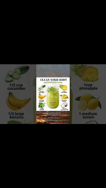 Cleanse your body and lose 10 pounds | How to lose the last 10 pounds without exercise #shorts