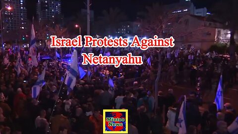 Netanyahu urged to resign as anti-government protests escalate in Tel Aviv