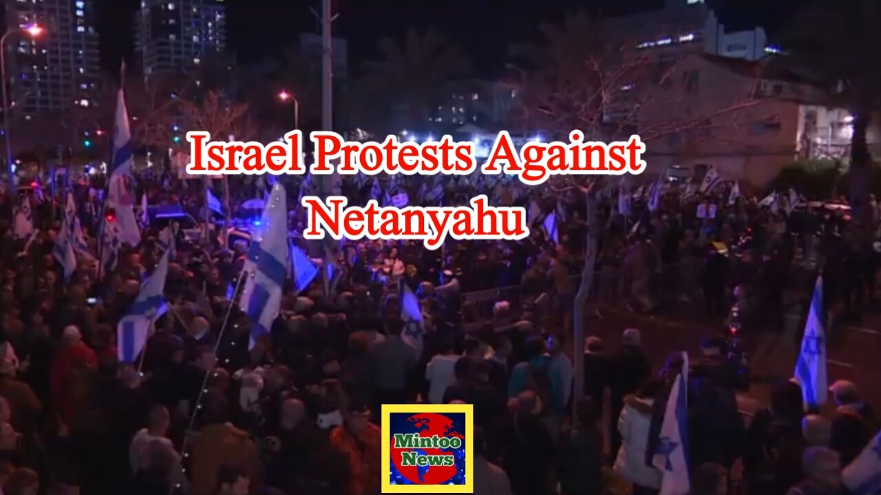 Netanyahu urged to resign as anti-government protests escalate in Tel Aviv