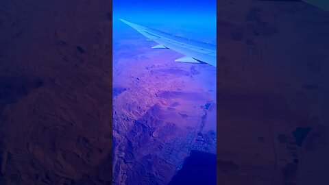 The Red Sea Crossing from the air #travel #aerialphotography #fyp #nature #aerialvideography #sunset