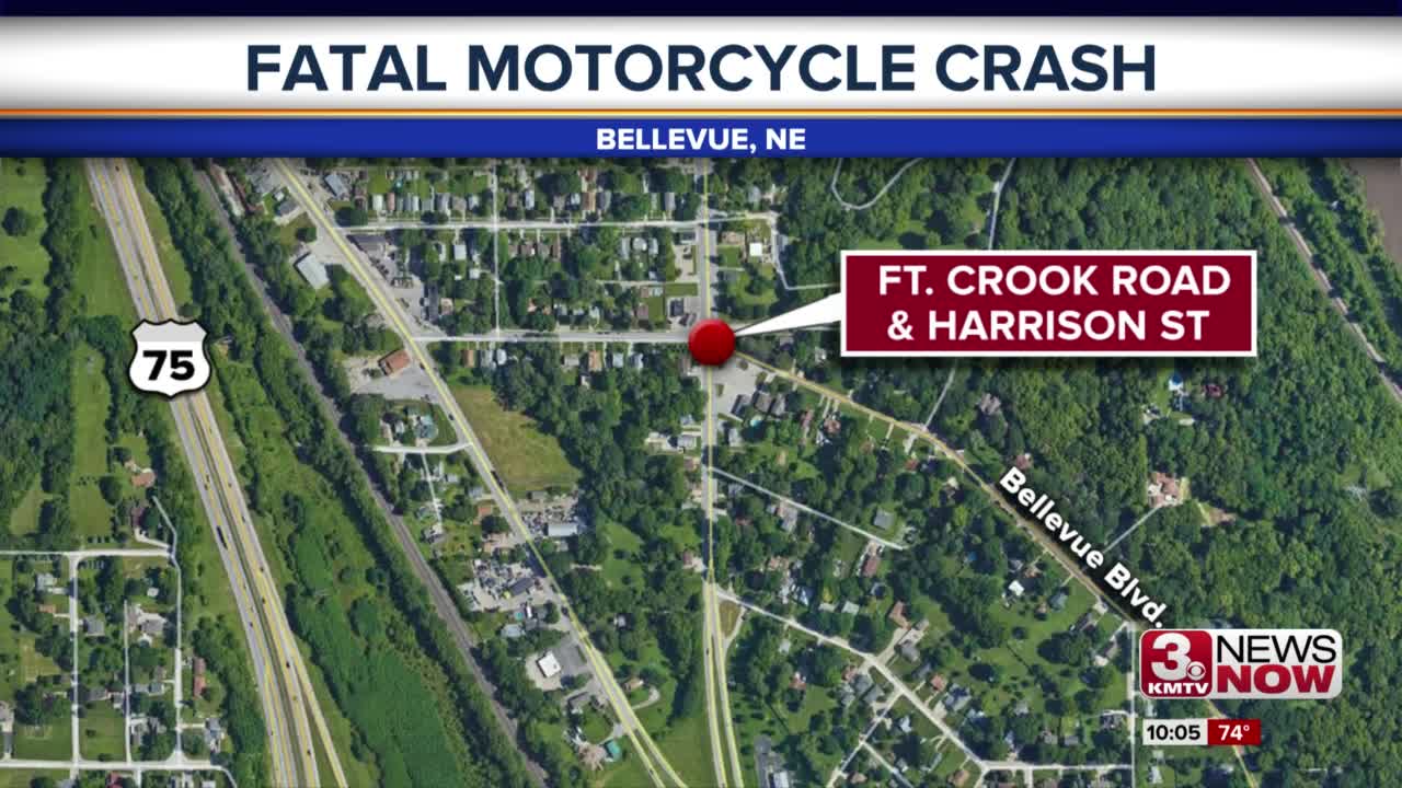 Fatal motorcycle crash in Bellevue