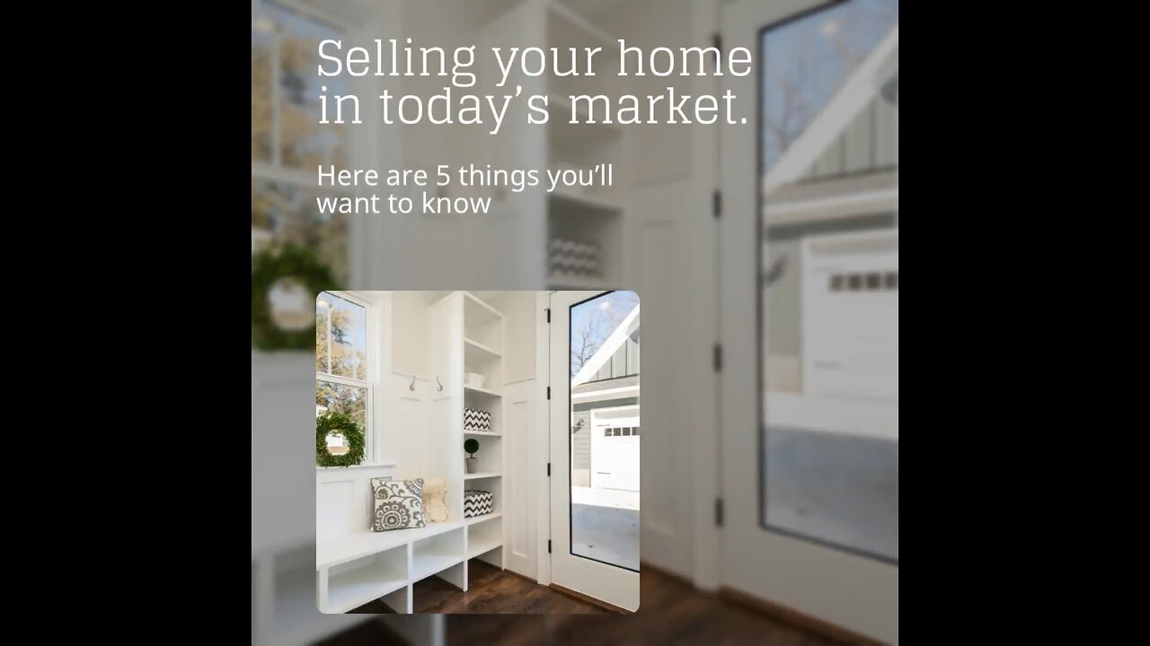 here are five things that you should know before selling your home.￼