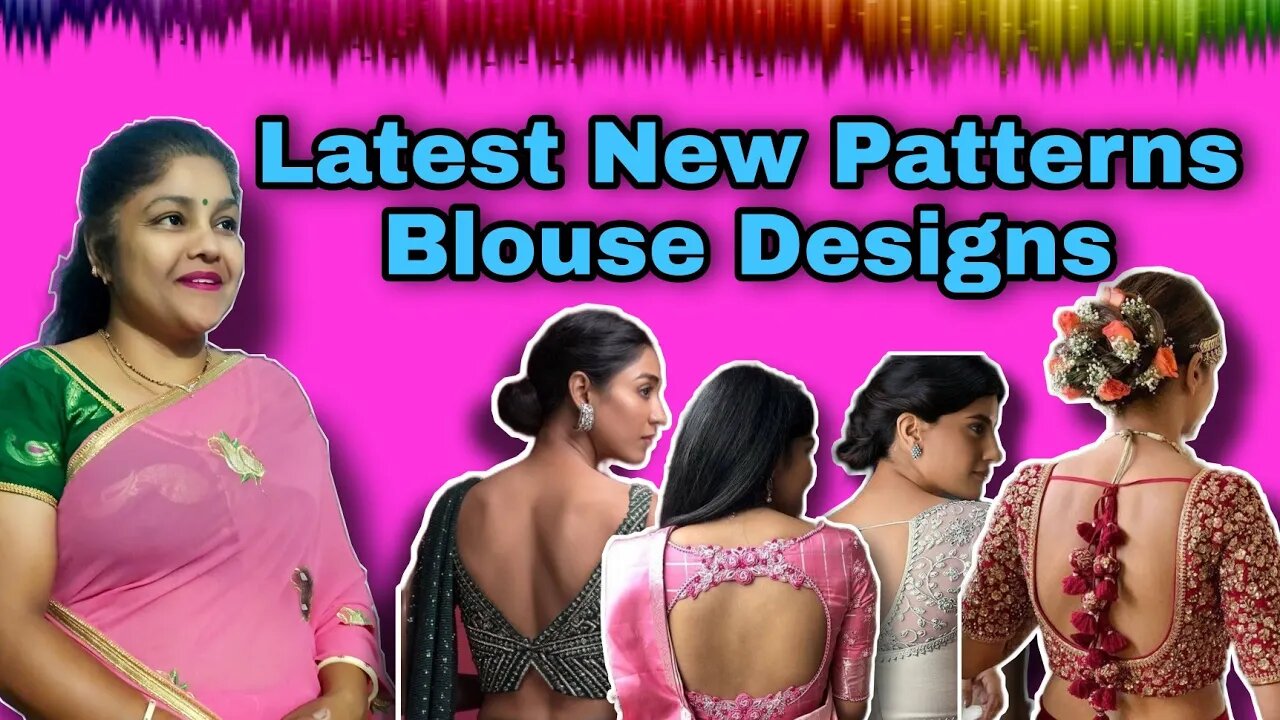 Latest new patterns blouse designs, back neck design traditional, #blouse designs latest fancy saree