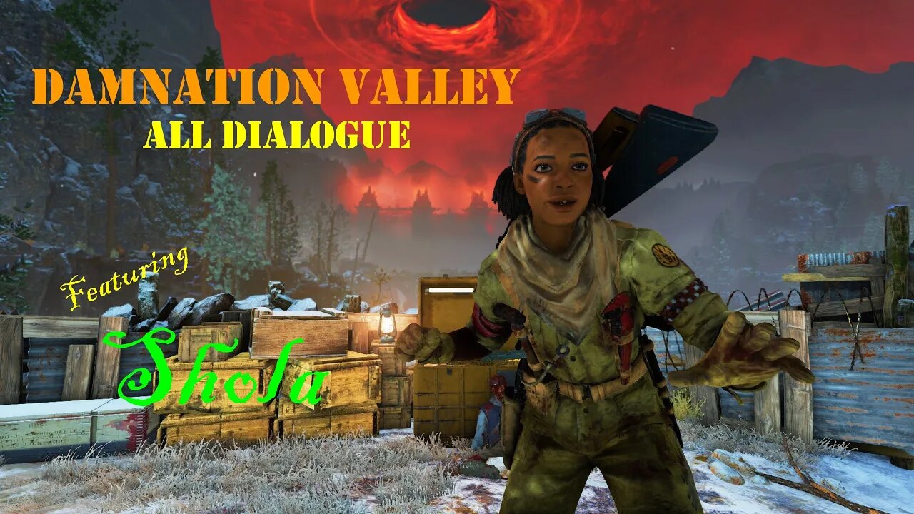 Zombie Army 4: Dead War - Damnation Valley All Dialogue - "Desert Rat" Shola