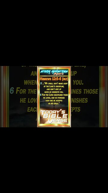 Parenting Lessons from Hebrews 12:5-6: Building a Strong Foundation!