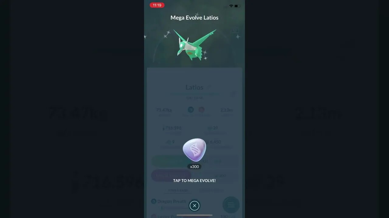 Mega Evolving Latios