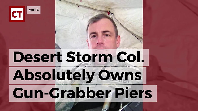 Desert Storm Col. Absolutely Owns Gun-Grabber Piers Morgan in Front of Whole World