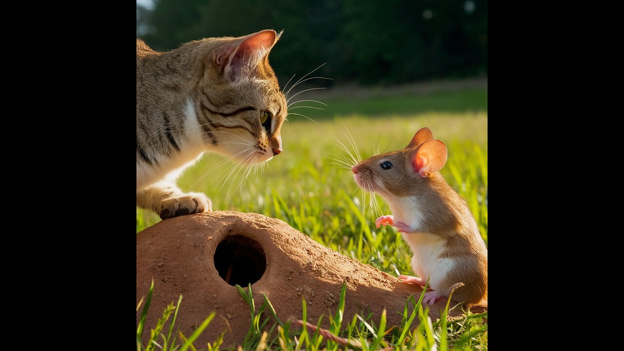 the intelligence of the cat and the cunning of the mouse