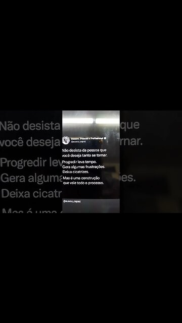 Progredir leva tempo