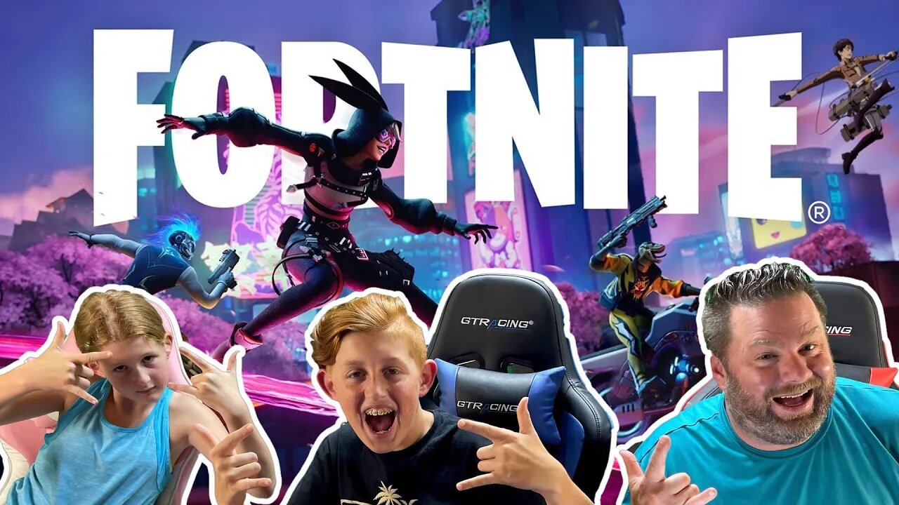 WE'RE A FORTNITE FAMILY!!! #fortnitelive