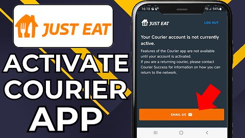 HOW TO ACTIVATE JUST EAT COURIER APP