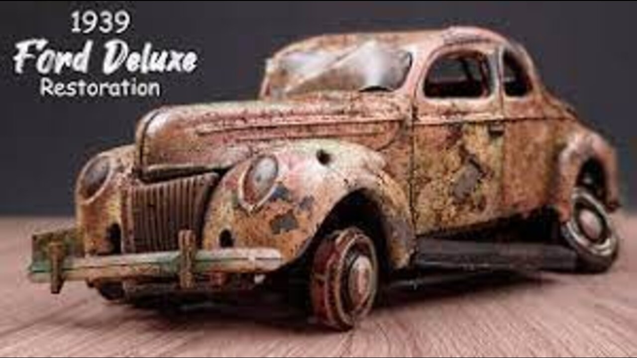 Throw away antique 1939 FORD Deluxe brought back to life
