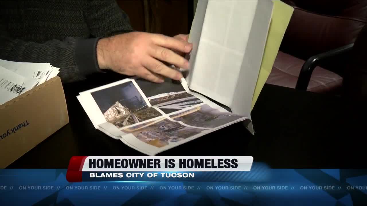 Homeowner blames city for vagrants invading home