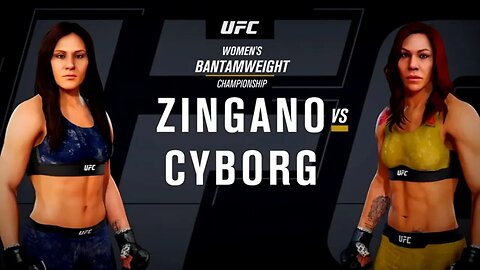 EA Sports UFC 3 Gameplay Cris Cyborg vs Cat Zingano