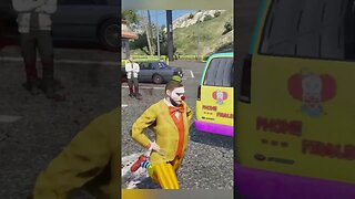 CLOWN vs ROGUE COPS! GTA RP😂 | #shorts