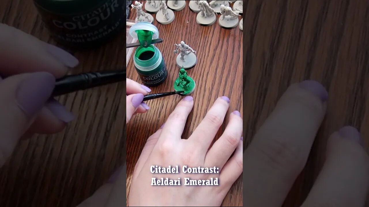Aeldari Emerald - Contrast Paint Appearance
