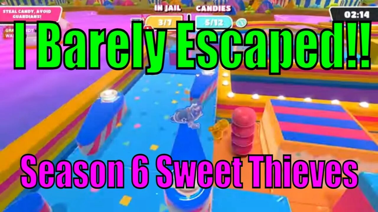 CRAZY Fall Guys Sweet Thieves Escape!!!!