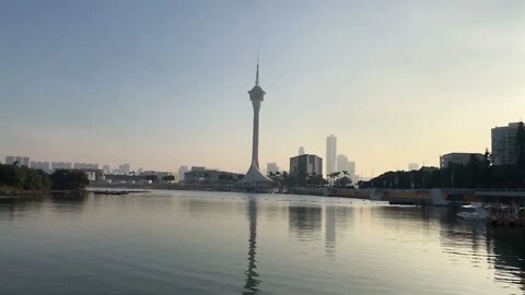 Two Lakes and One Tower