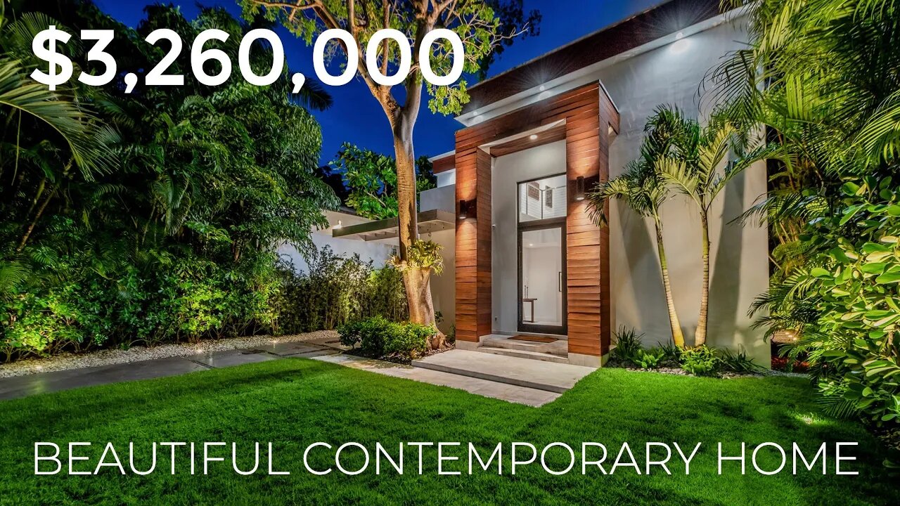 Check this UNIQUE Contemporary Home in the heart of South Coconut Grove