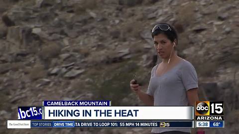 TIPS: Heading to the trails? Prepare for heat!