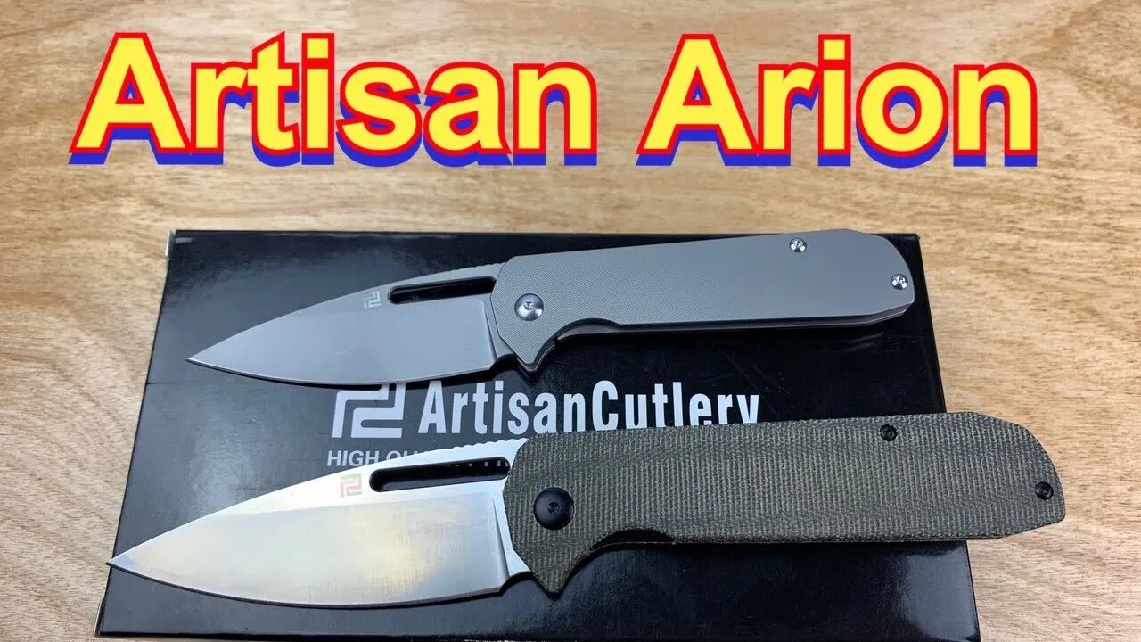 Artisan Cutlery Arion / includes disassembly/ great design with choices !