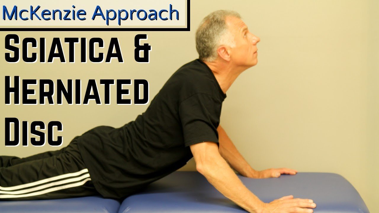 Absolute Best Exercise for Sciatica & Herniated Disc- McKenzie Approach.