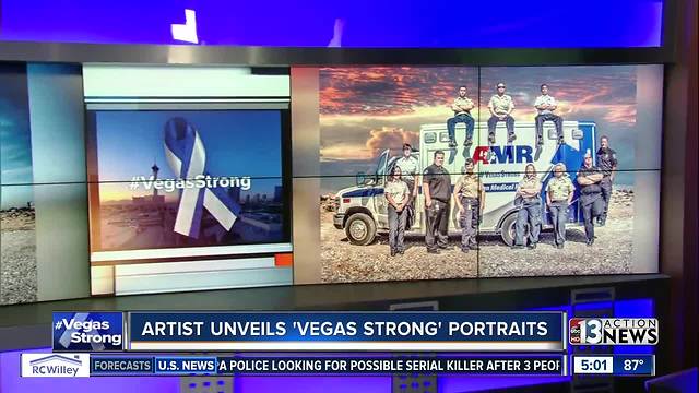 Artist finishes photo project of first responders