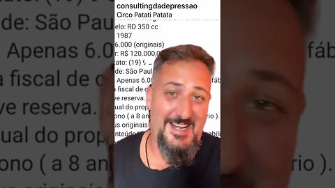 RD350, já foi bonita, já foi potente, hoje está igual a você, só bebe